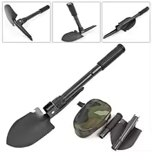 Foldable Shovel with Compass Multi Purpose