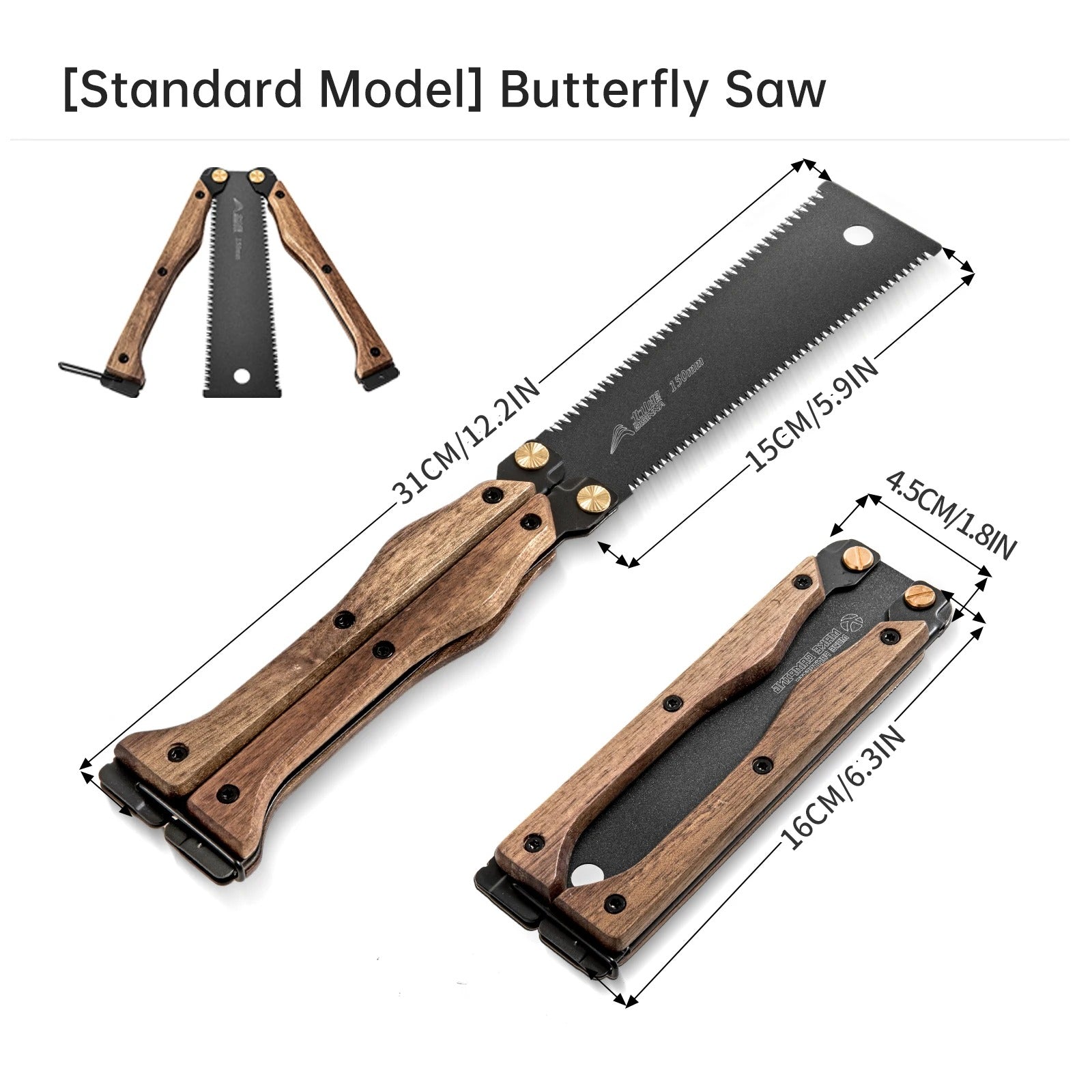 Double-sided Folding Saw Hand-held